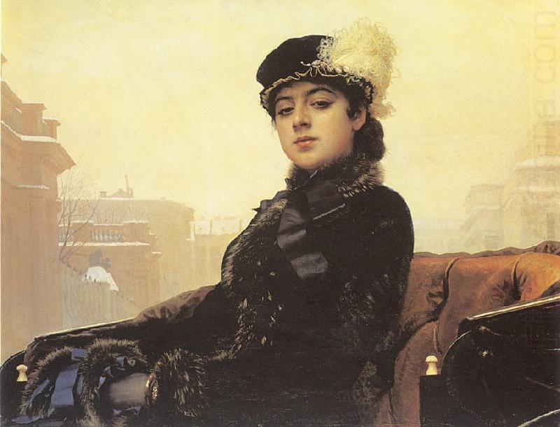 Portrait of a Woman, Kramskoy, Ivan Nikolaevich